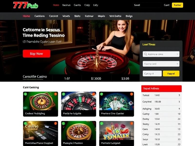 Welcome to 777pub.cc, your premier destination for thrilling online gambling games, including slots, live dealers, and real money betting. Discover exclusive promotions and expert reviews on the best casino platforms.